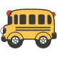 bus transportation logo for decoration