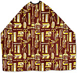 Photo of Maroon Vintage Cape for Barbers from Modern Process Company