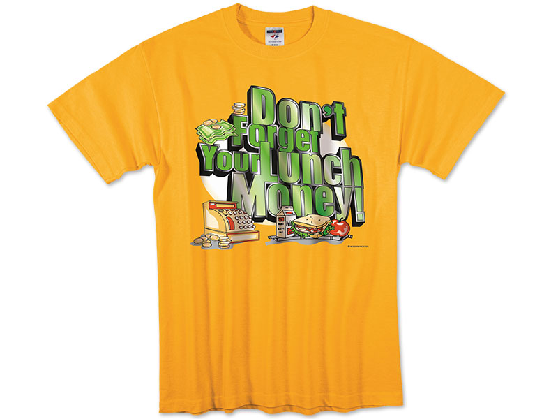 Photo of T-Shirt for School Cooks and Education Workers.