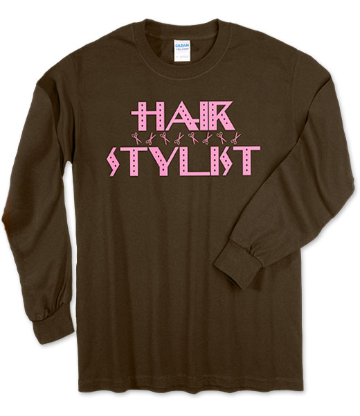 Photo of Long Sleeve T-Shirt for Hairstylists.