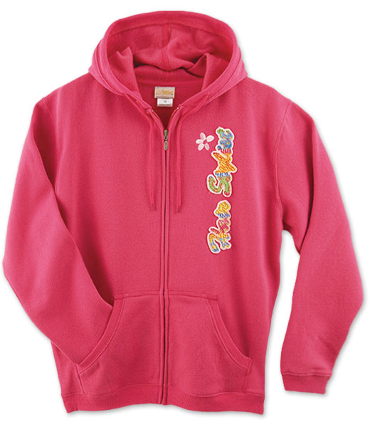 Photo of Zipper Hooded Sweatshirt for Hairstylists.