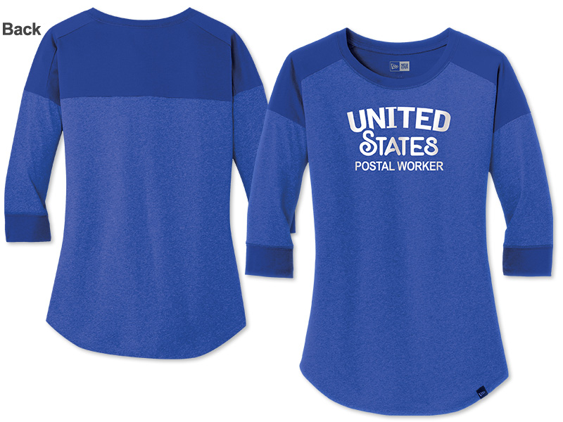 Photo of Ladies 3/4 Sleeve Tee for Postal Workers and Rural Letter Carriers.