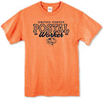 Photo of Postal Orange Heather Tee from Modern Process Company