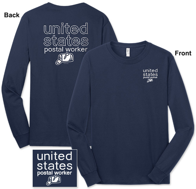 Photo of Long Sleeve Tee for Postal Workers and Rural Letter Carriers from Modern Process Company.