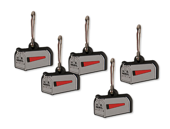 Photo of Zipper Pulls for Postal Workers and Rural Letter Carriers from Modern Process Company.