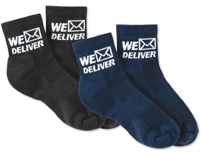 Photo of Quarter Socks for Postal Workers and Rural Letter Carriers from Modern Process Company.