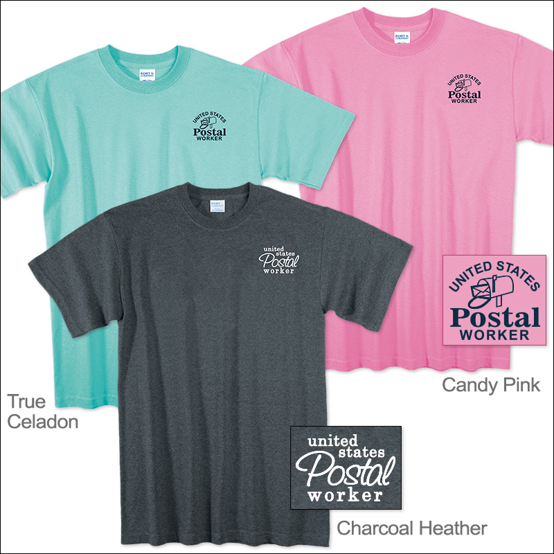 Photo of T-Shirts for Postal Workers and Rural Letter Carriers from Modern Process Company.