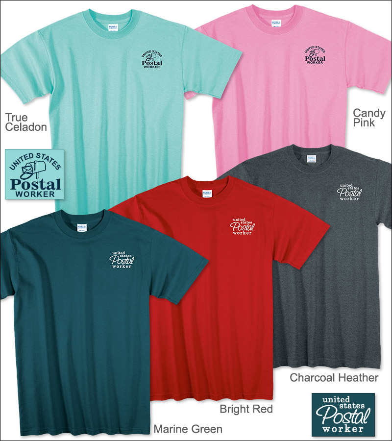 Photo of T-Shirts for Postal Workers and Rural Letter Carriers from Modern Process Company.