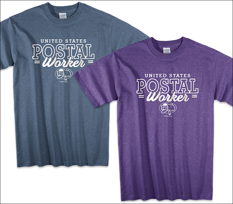 Photo of T-Shirts for Postal Workers and Rural Letter Carriers.