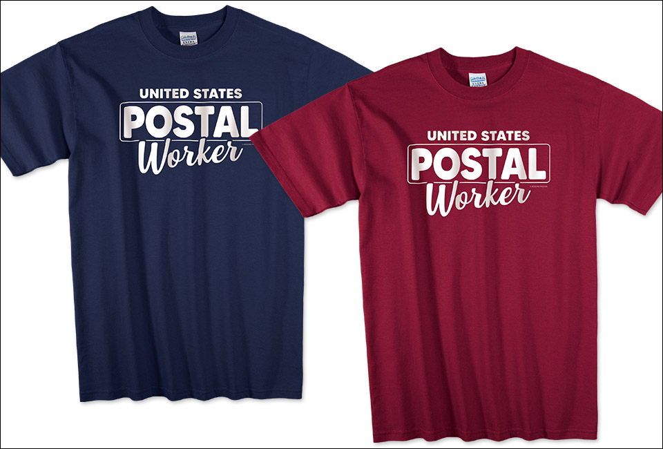 Photo of T-Shirts for Postal Workers and Rural Letter Carriers.