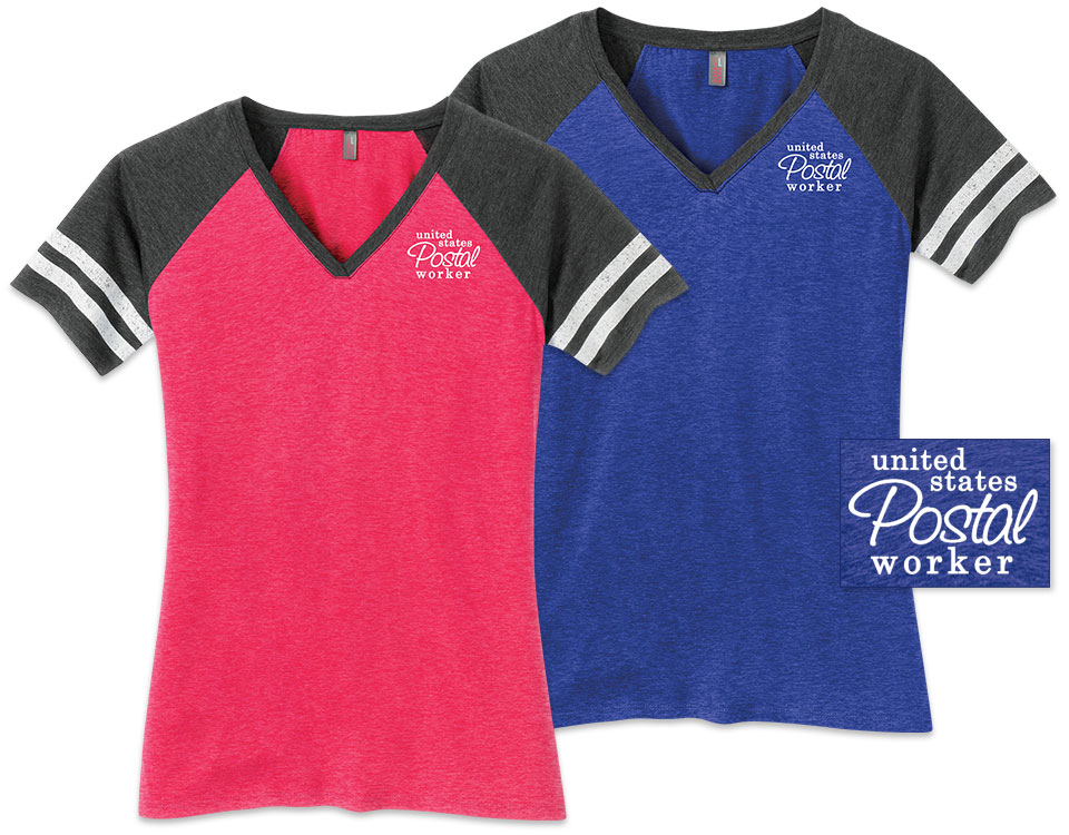 Photo of Ladies District Tees for Postal Workers and Rural Letter Carriers.