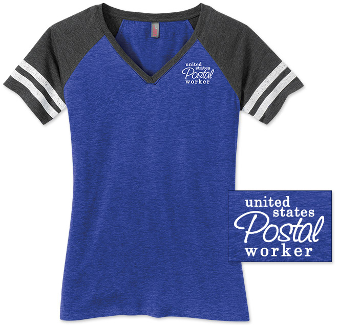 Photo of Ladies District Tee for Postal Workers and Rural Letter Carriers from Modern Process Company.