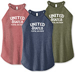 Photo of Postal Ladies Rocker Tanks from Modern Process Company
