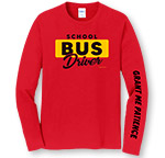 Photo of Long Sleeve Tee for School Bus Drivers from Modern Process Company