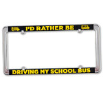 Photo of License Plate Frame for School Bus Drivers from Modern Process Company