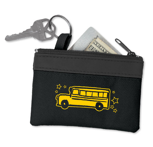 Photo of Coin Purse for School Bus Drivers and School Transportation Workers.