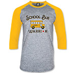 Photo of 3/4 Sleeve Tee for School Bus Drivers from Modern Process Company