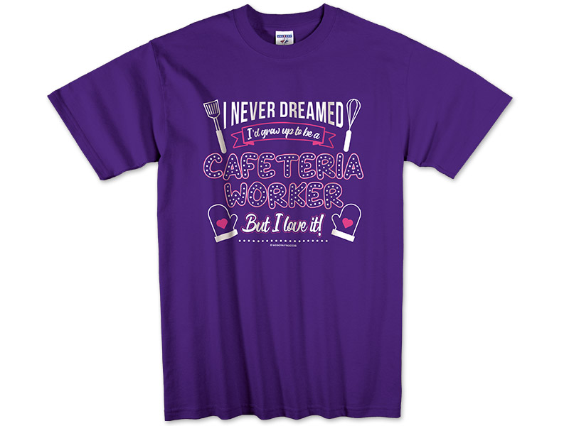 Photo of T-Shirt for School Cafeteria Staff.