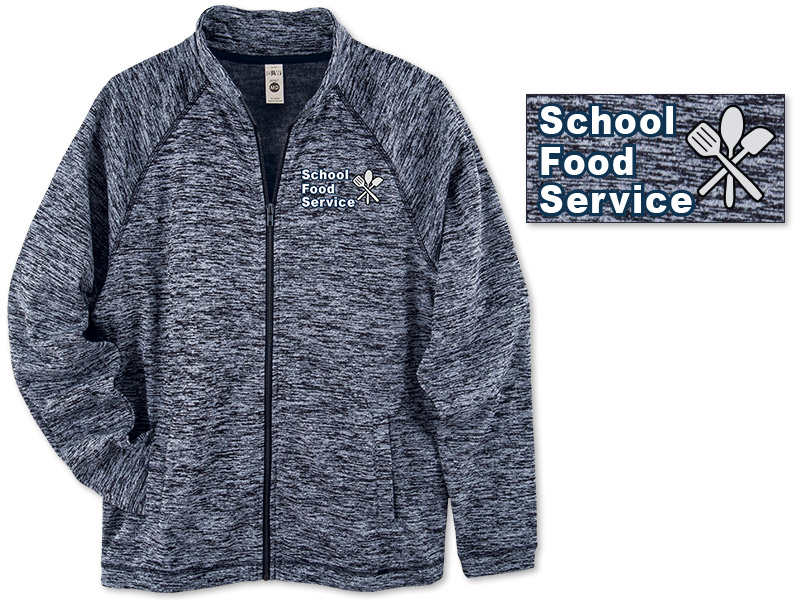 Photo of Thermo-Tek Sweatshirt for School Cafeteria Staff.
