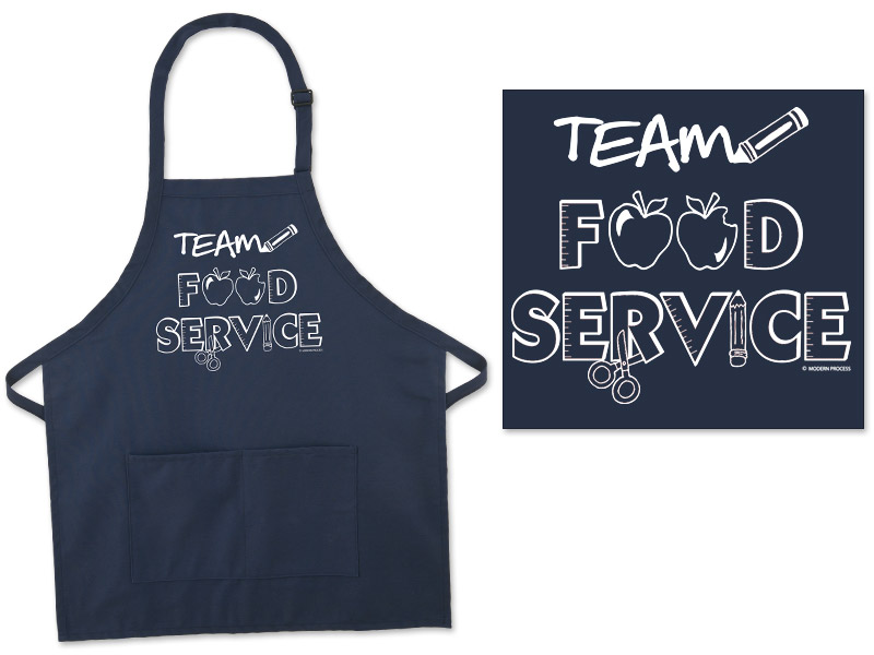 Photo of Apron for School Cafeteria Staff.