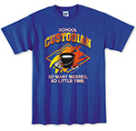 Photo of Royal Blue T-Shirt for School Custodians from Modern Process Company