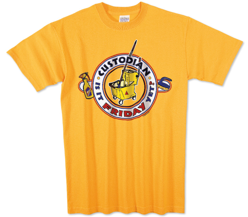 Photo of T-Shirt for School Custodians.
