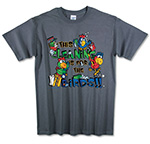 Photo of Cleaning Birds T-Shirt for School Custodians from Modern Process Company